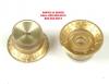 Gibson Top Hat Style Knobs Gold w Gold Metal Insert, PRMK-030