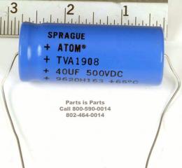 Capacitor 40uf at 500volts Sprague