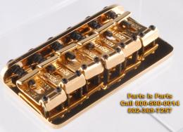Fender Strat Hard Tail Bridge Gold, 0058578000 Fender Strat Hard Tail Bridge Gold, 0058578000