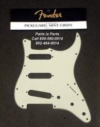 Fender 62 Strat Pickguard Mint Green, 0991343000