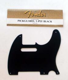 Fender Telecaster Pickguard Black, 1 Ply, 5 hole, 0992019000