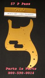 Fender Precision Bass Pickguard Gold Anodized, 0992020000