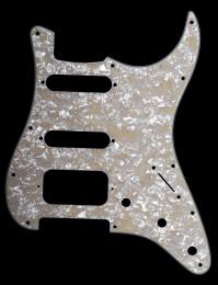 Fender Strat Pickguard Fat Strat White Pearl, 0991338000