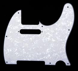 Fender Telecaster Pickguard American Standard, White Moto, White Pearl, 00992150000