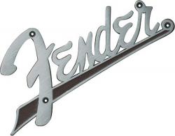 Fender Amplifier logo, Flat, Brown, Early 60's style, 0994092000