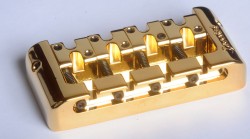 Spector Bridge for Euro Bass, 4 string, Gold, eurobridge4gd