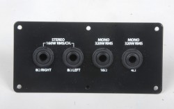 Blackstar Cabinet input Jack plate, mmpnl16006