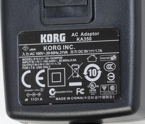 Korg AC Adapter KA-350, 510405540027, 350012578000 | Parts Is 