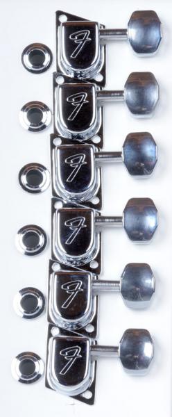 Fender 70's F Tuners, Chrome, 0990822100 | Parts Is Parts - Guitar 