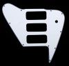 Pickguard for Late 60's 3 Pickup Gibson Firebird with P-90'S Gibson Firebird Style White Pickguard for Non Reverse , PG62-7